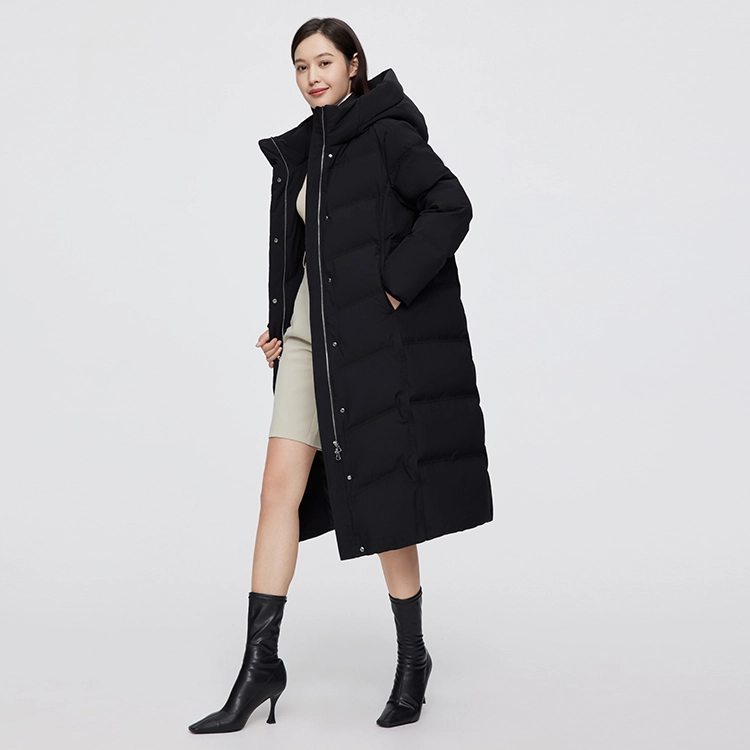 波司登 高端正品纯色常规长袖通勤羽绒服 女款