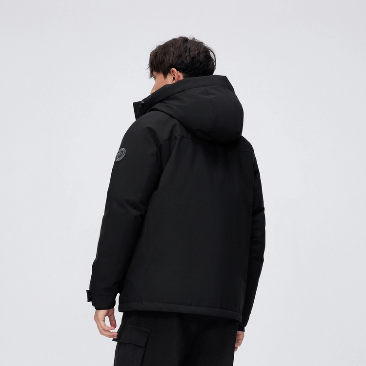 波司登 时尚休闲连帽工装风羽绒服 男款