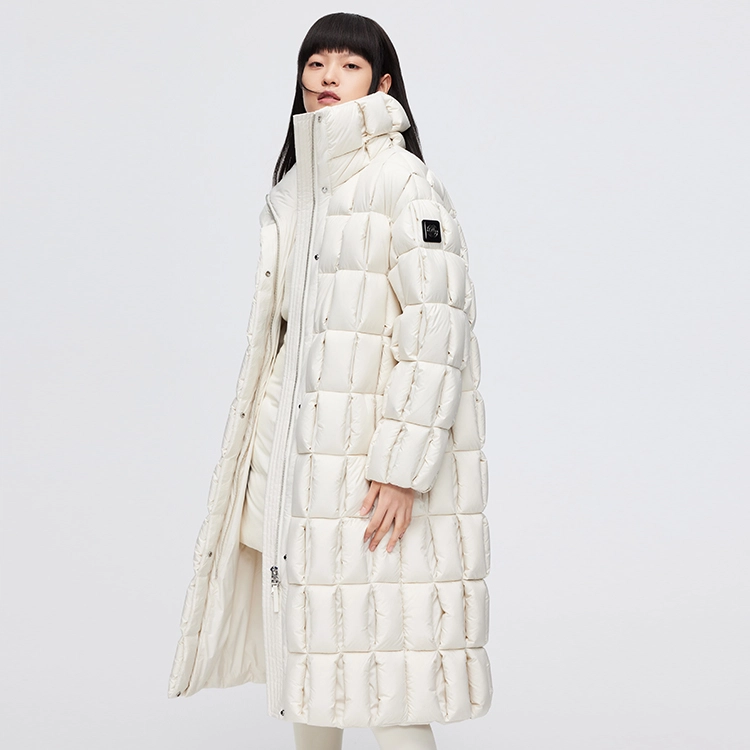 波司登 高定立领小廓形常规长袖羽绒服 女款