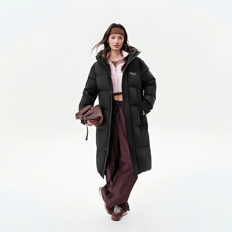 波司登 长款保暖宽松舒适日常通勤简约易打理高级时尚羽绒服 女款