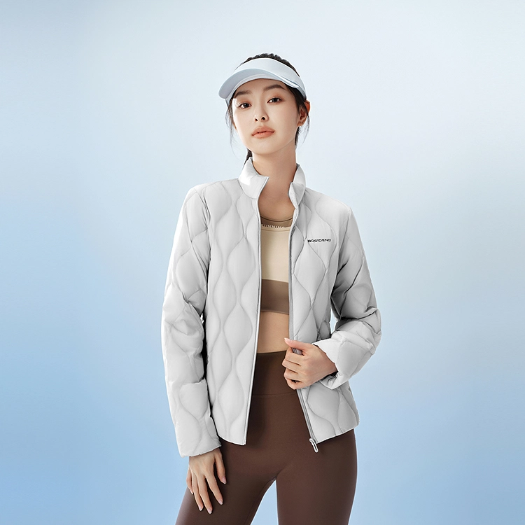 波司登 轻暖鹅绒系列 绒子亲肤柔软舒适可收纳内搭外套羽绒服 女款