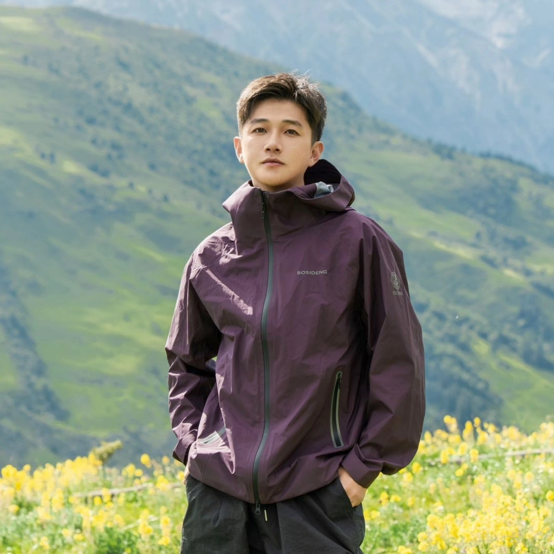 波司登  冲锋衣系列 新款三防面料防风防水透气户外登山徒步骑行情侣纯色连帽单壳 冲锋衣 男女同款