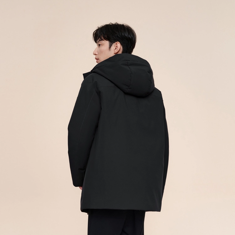 波司登 连帽厚款保暖可拆卸内胆羽绒服 男款