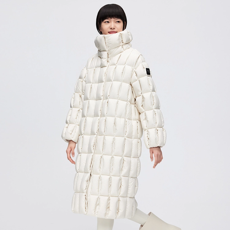 波司登 高定立领小廓形常规长袖羽绒服 女款