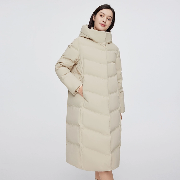 波司登 高端正品纯色常规长袖通勤羽绒服 女款