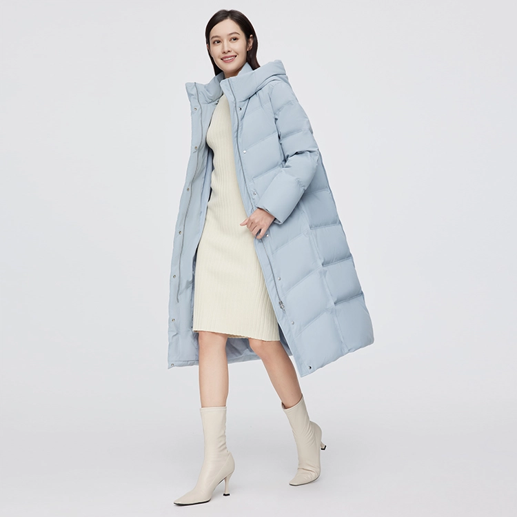 波司登 高端正品纯色常规长袖通勤羽绒服 女款