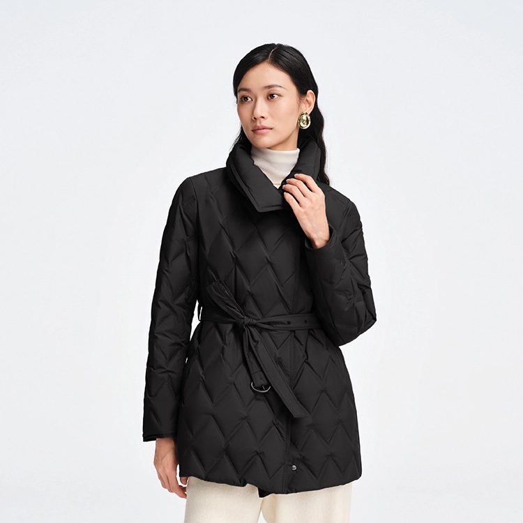 波司登 宽松翻领收腰亲肤舒适羽绒服 女款