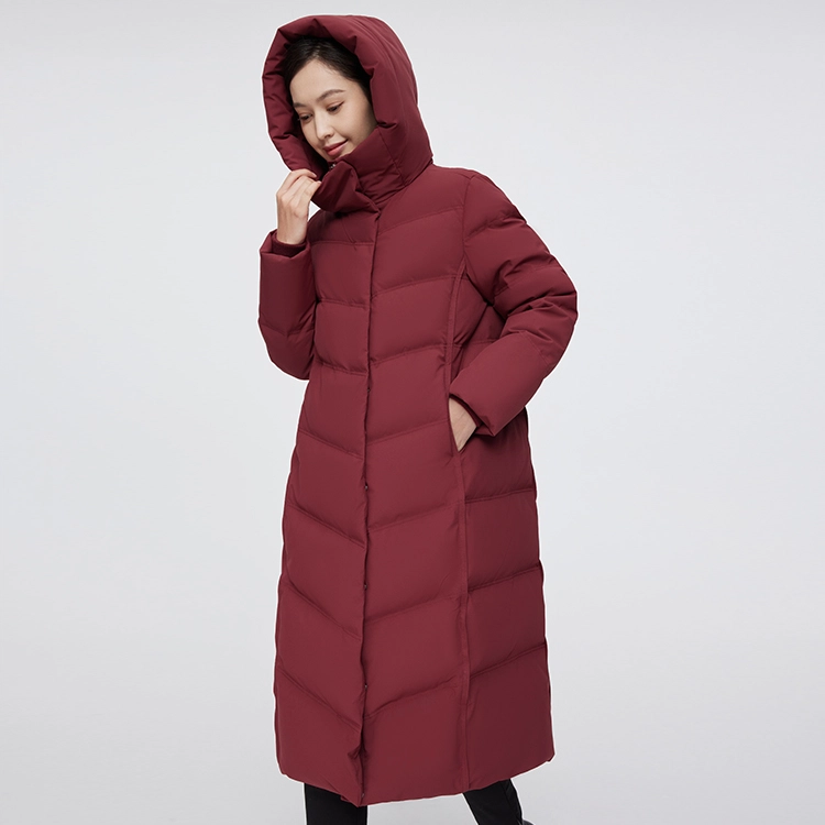 波司登 高端正品纯色常规长袖通勤羽绒服 女款