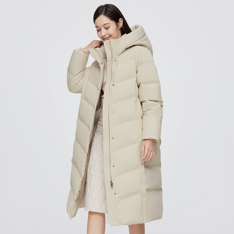 波司登 高端正品纯色常规长袖通勤羽绒服 女款
