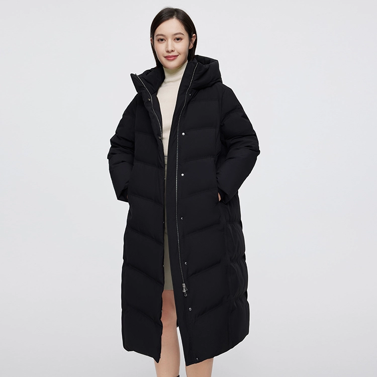 波司登 高端正品纯色常规长袖通勤羽绒服 女款