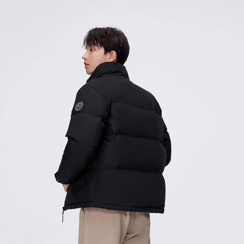 波司登 短款时尚休闲立领拼接保暖羽绒服 男款