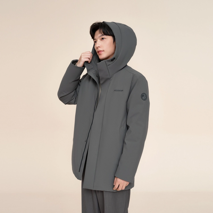 波司登 连帽厚款保暖可拆卸内胆羽绒服 男款