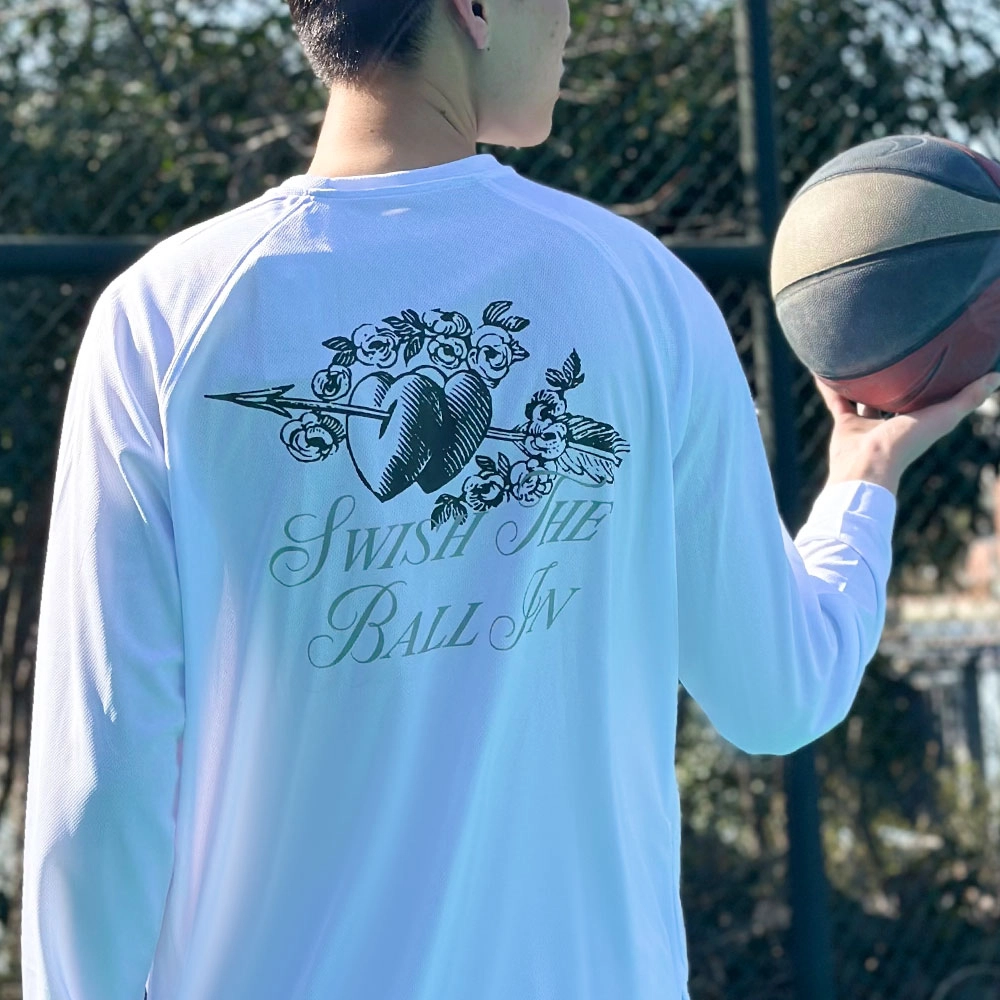 SWISH THE BALL IN T