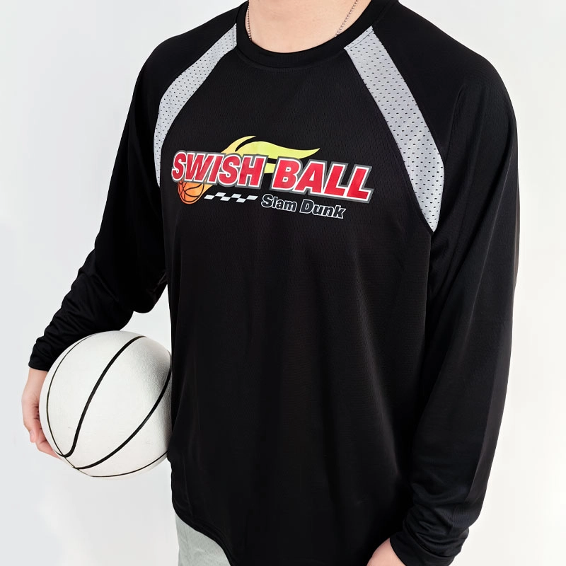 SWISH THE BALL IN T