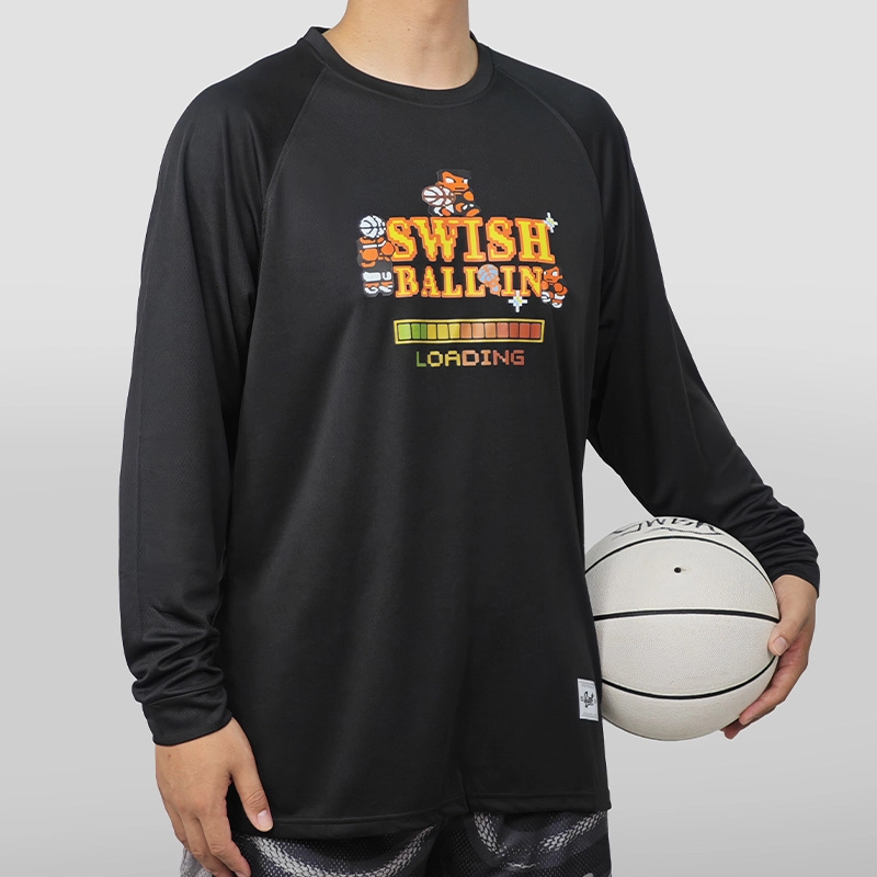 SWISH THE BALL IN T
