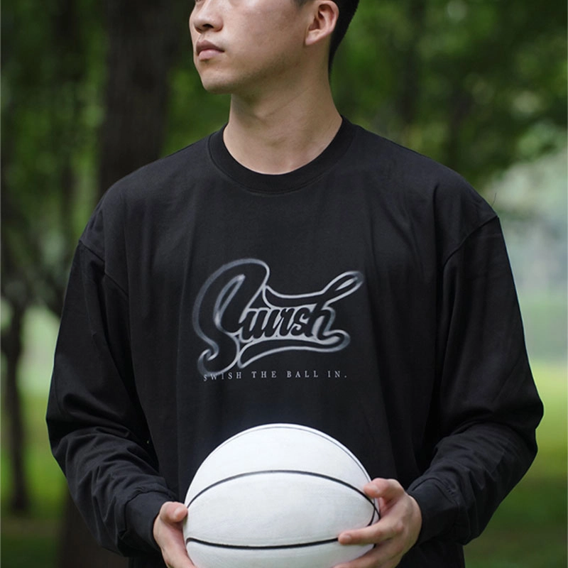 SWISH THE BALL IN T