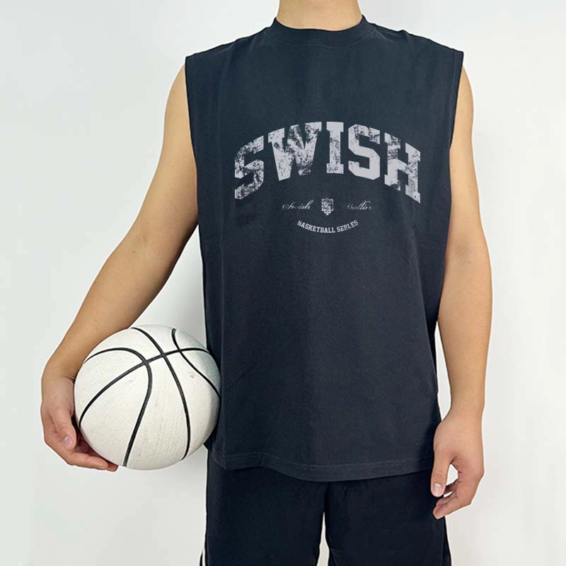 SWISH THE BALL IN