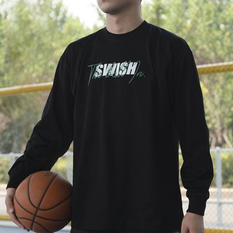 SWISH THE BALL IN T