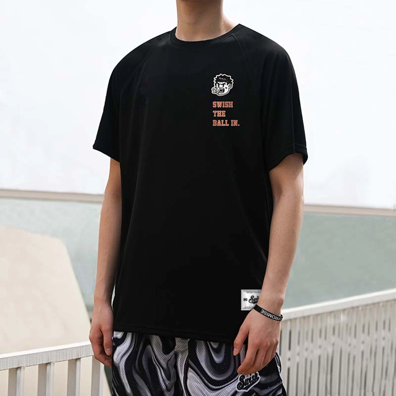 SWISH THE BALL IN T