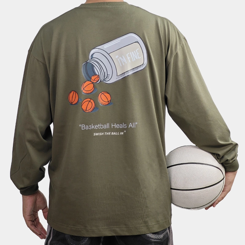 SWISH THE BALL IN T