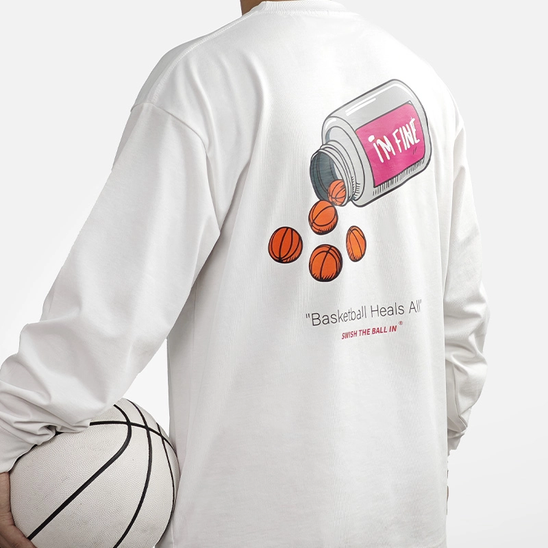 SWISH THE BALL IN T