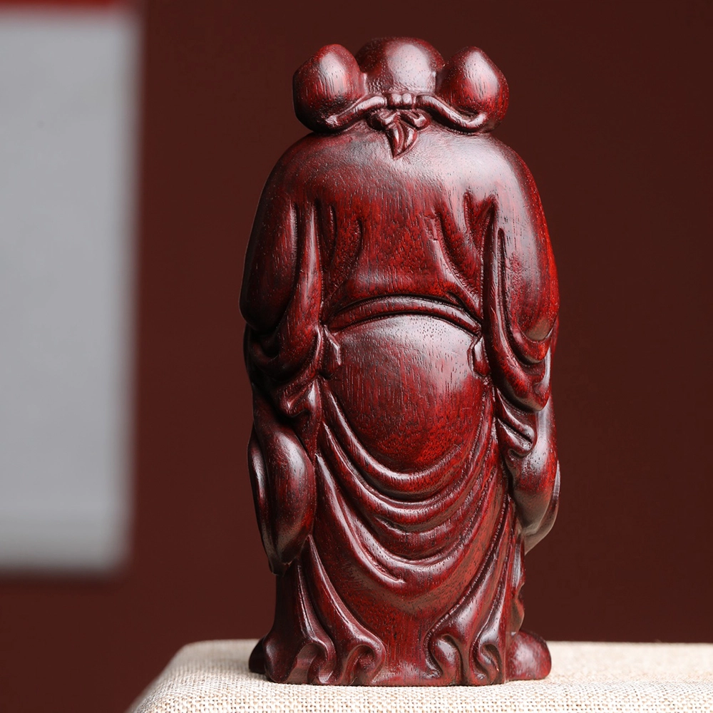 得笙陌 钟馗木雕工艺品文玩手把件国潮好运 血檀 摆件 男女同款情侣款