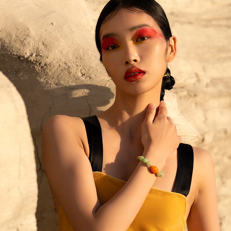 七小匠 国风 复古简约 时尚优雅 小众设计 高级感 冰种 手串 女款