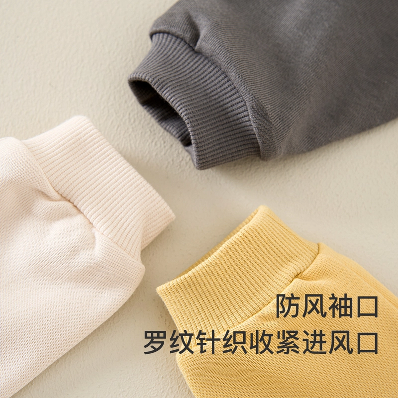 童泰婴儿带帽连体衣春秋季男女宝宝莫代尔棉衣服儿童休闲外出哈衣