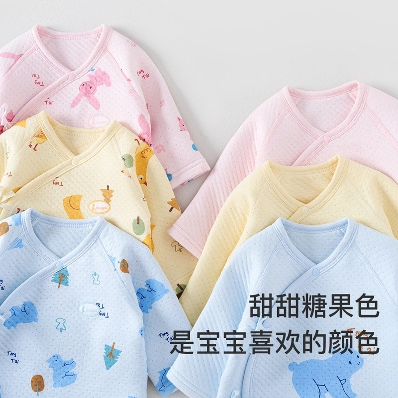 童泰 童装 纯棉卡通图案印花连体装 男童女童