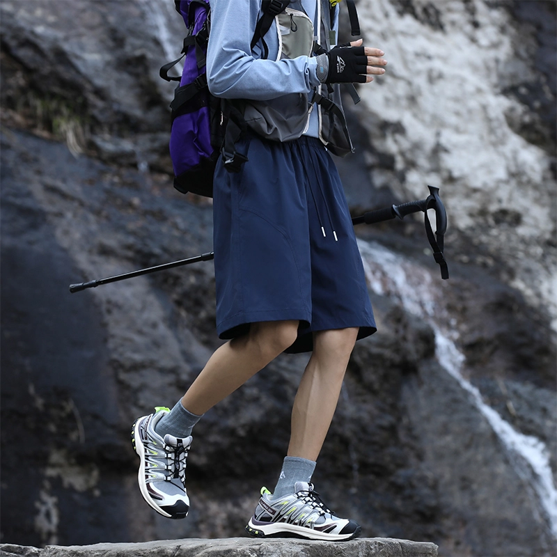 行更远 美式机能风山系户外登山徒步运动骑行速干凉感透气宽松百搭工装休闲短裤 男女同款
