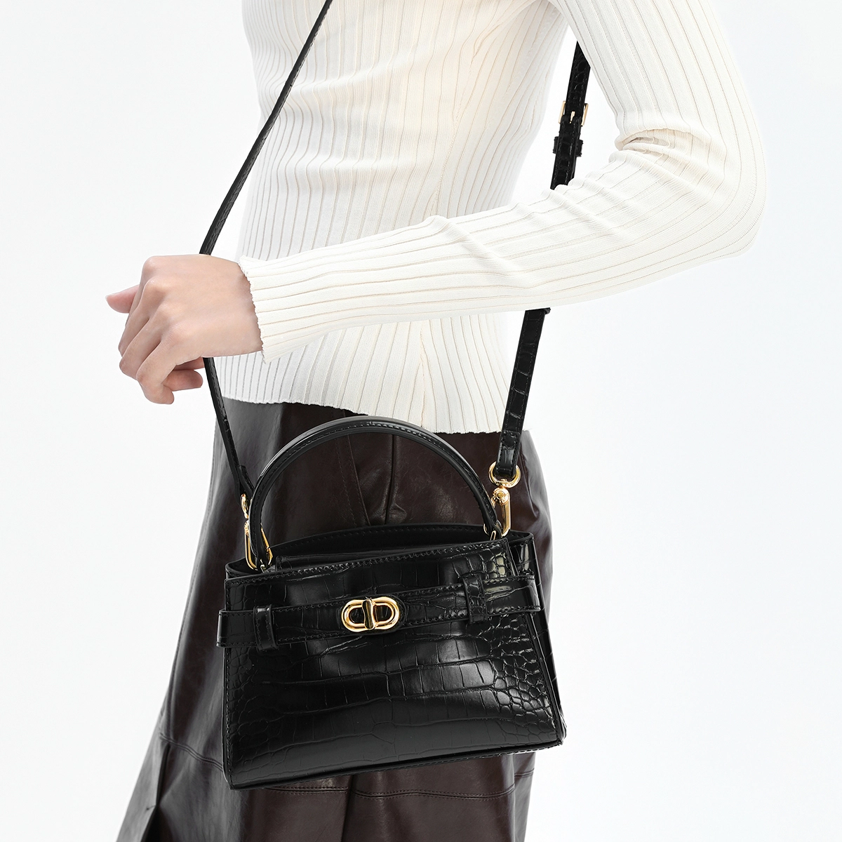 CHARLESKEITH ck PU BLUSHBlackIvory