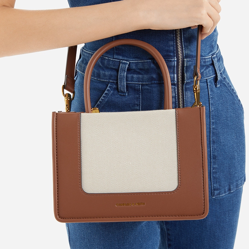 CHARLESKEITH ck PU Denim BlueTan