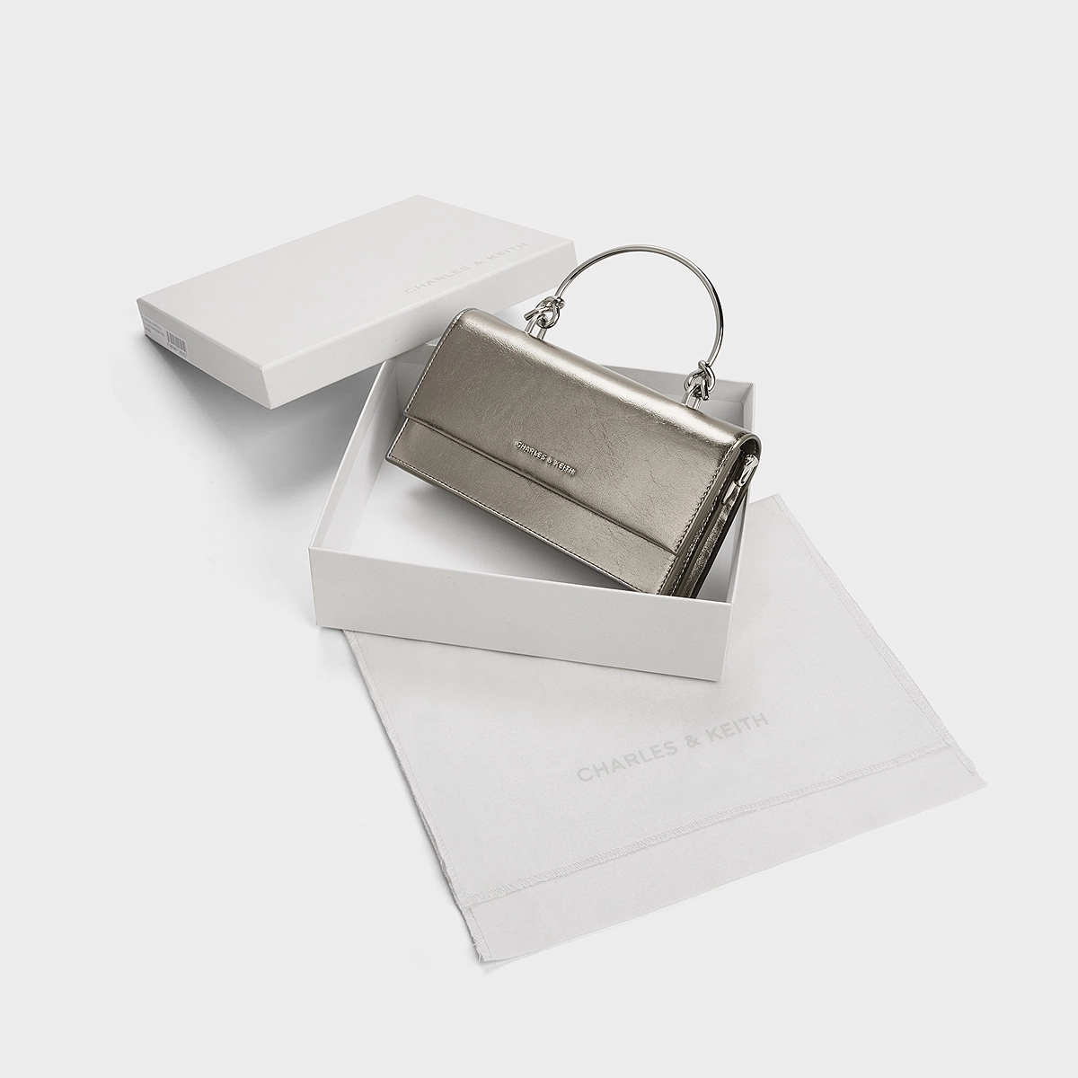 CHARLESKEITH ck PU CreamSilverDenim Blue