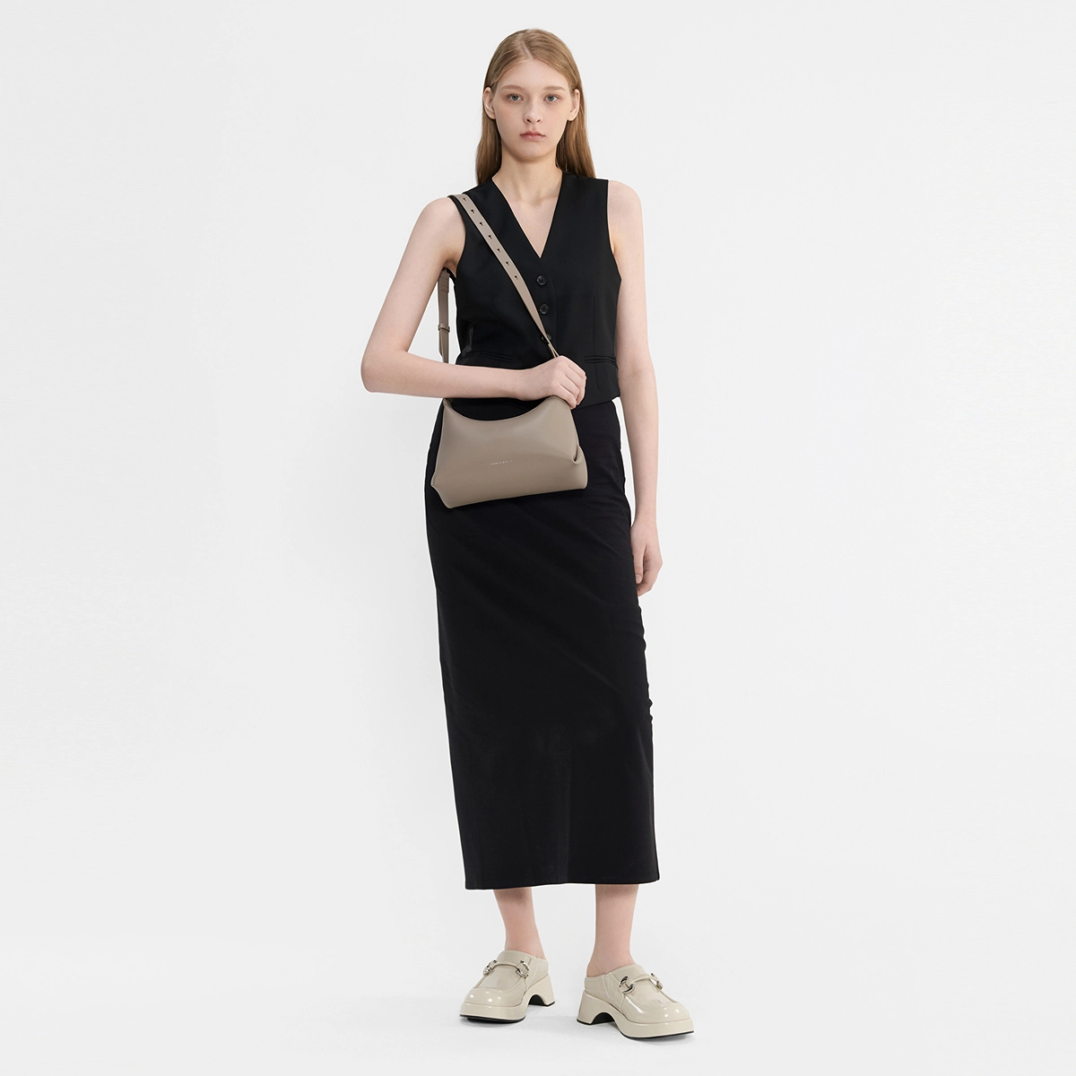CHARLESKEITH ck 5.2cm Black BoxChalkDark Brown