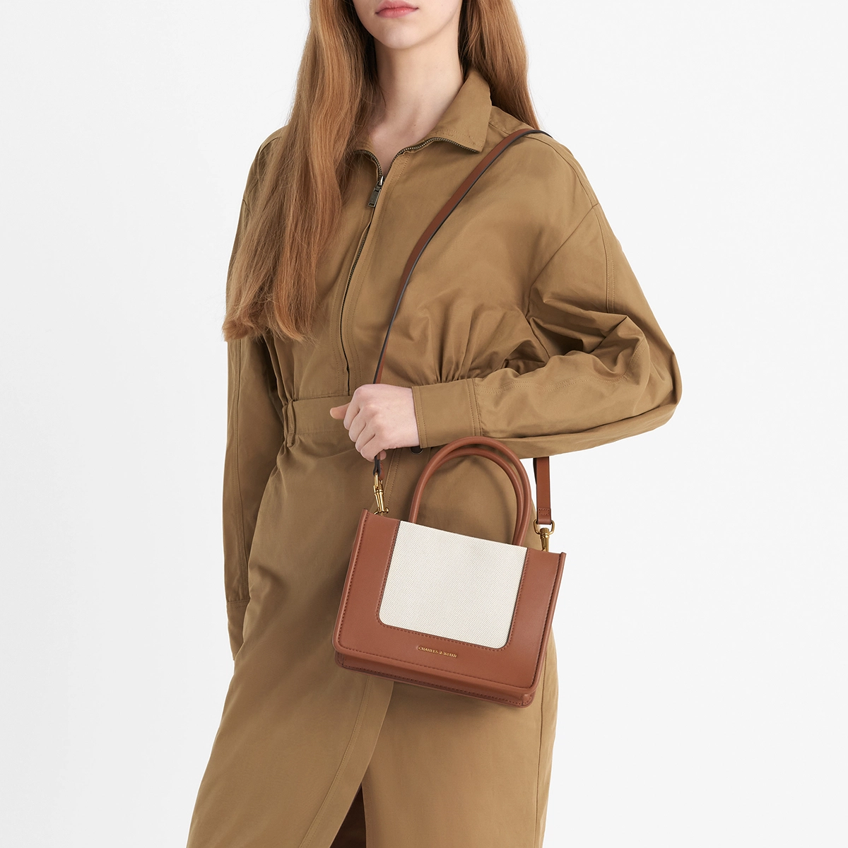 CHARLESKEITH ck PU Denim BlueTan