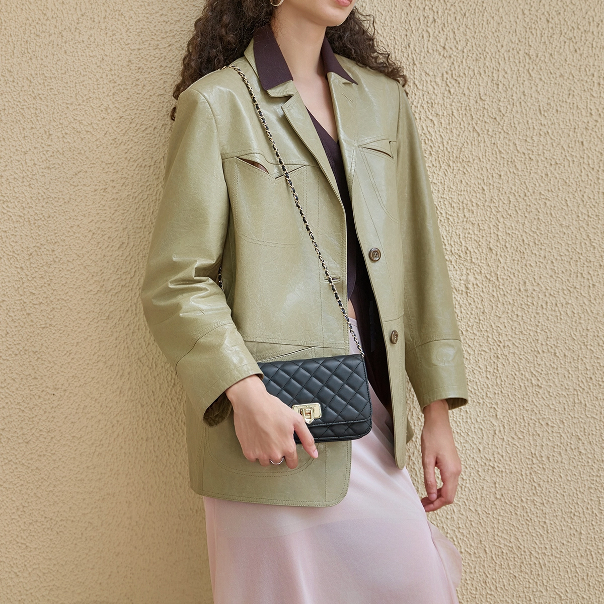 CHARLESKEITH PU ck BlackBeigeCream