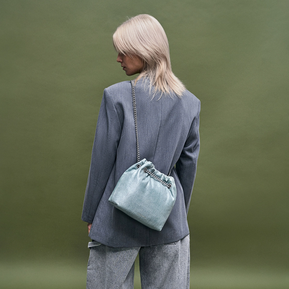 CHARLESKEITH ck PU Denim Blue