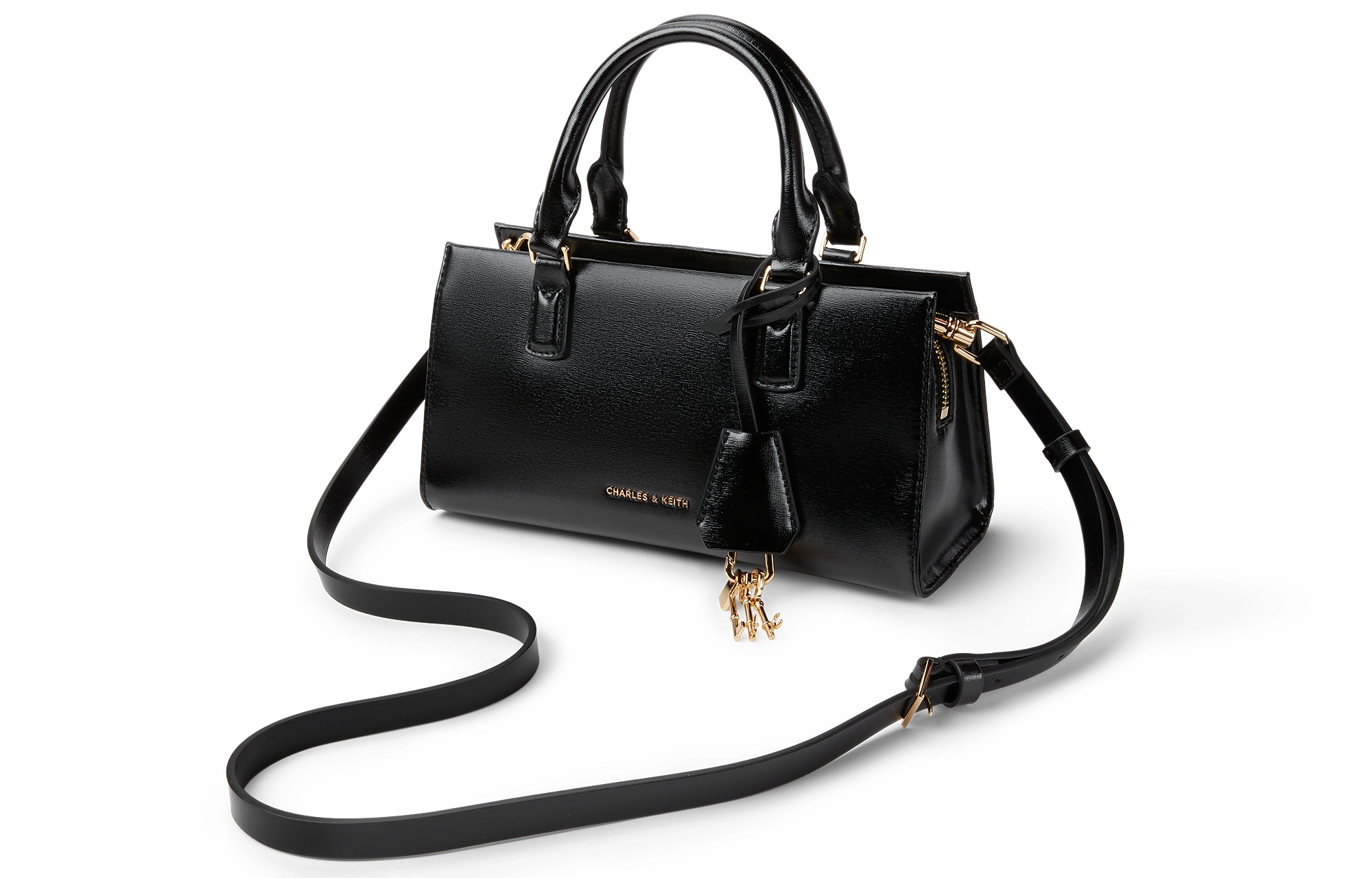 CHARLESKEITH ck 25 PU BlackMulberry PlumLight Pink