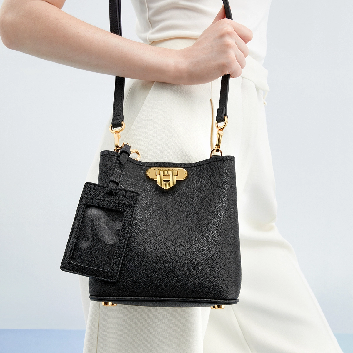 CHARLESKEITH pu BeigeBlackMultiCream