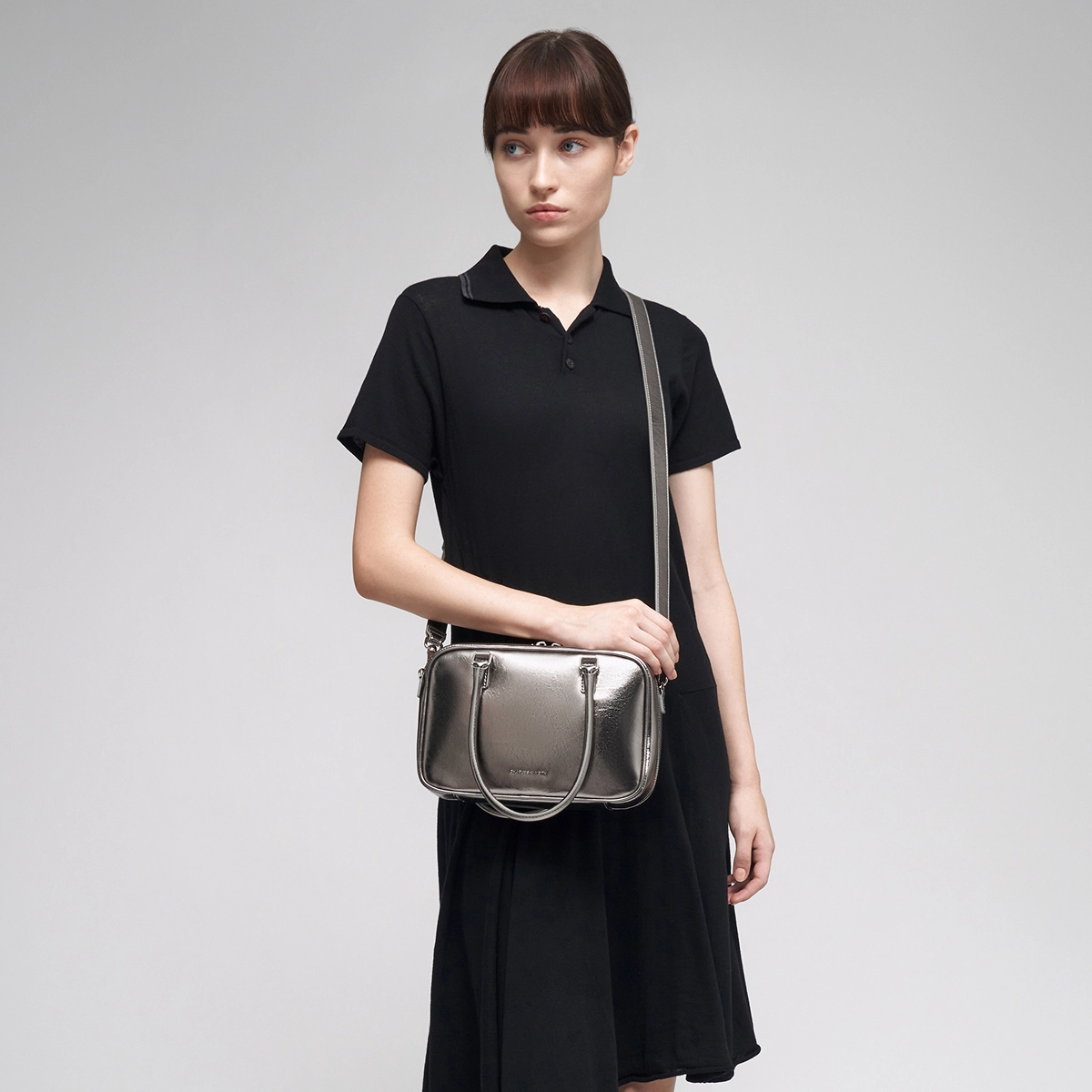 CHARLESKEITH ck PU BrownCreamNoirPewter