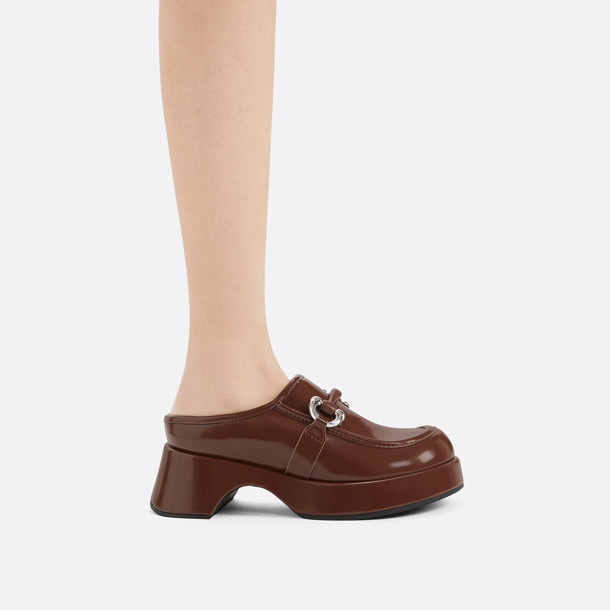 CHARLESKEITH ck 5.2cm Black BoxChalkDark Brown