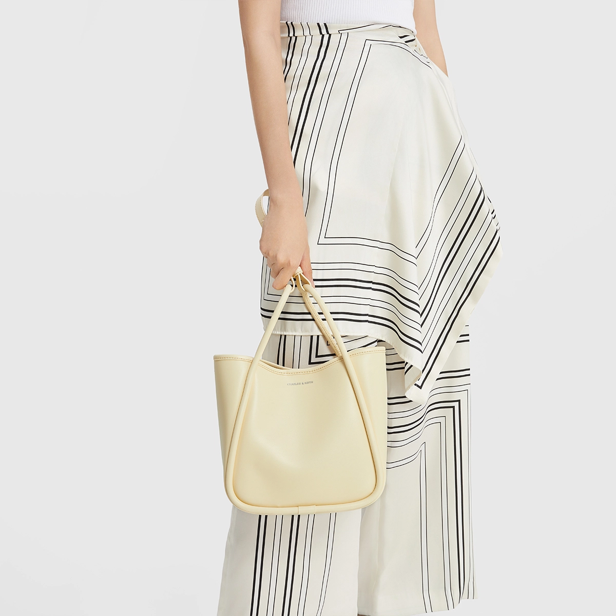 CHARLESKEITH ck PU ChocolateTaupeButter Yellow