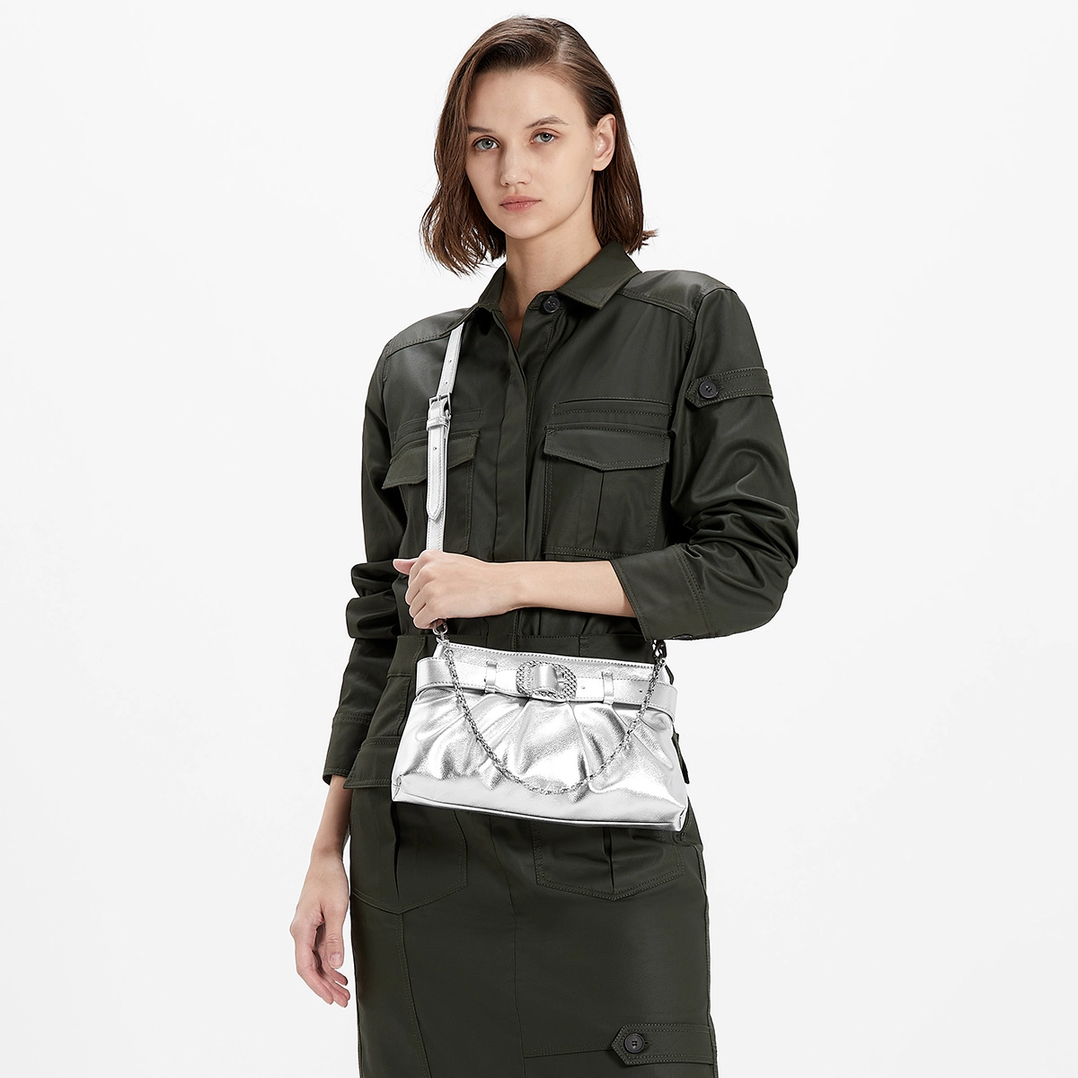 CHARLESKEITH ck NoirCreamDark BrownSilver