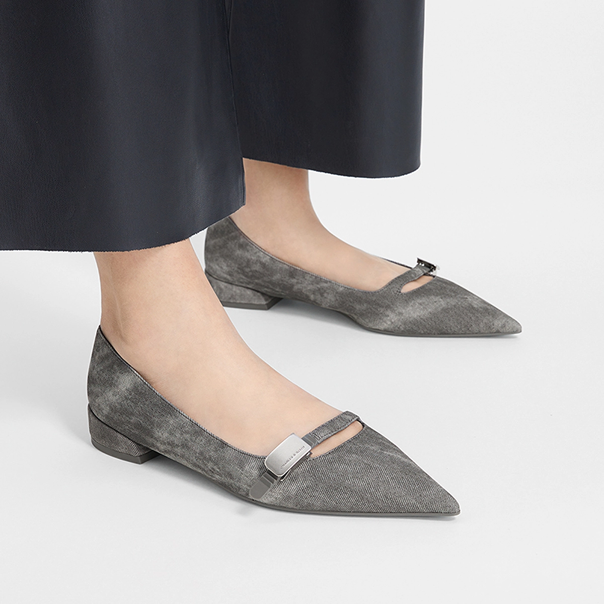 CHARLESKEITH ck PU 2.5cm BlackDARK GREY