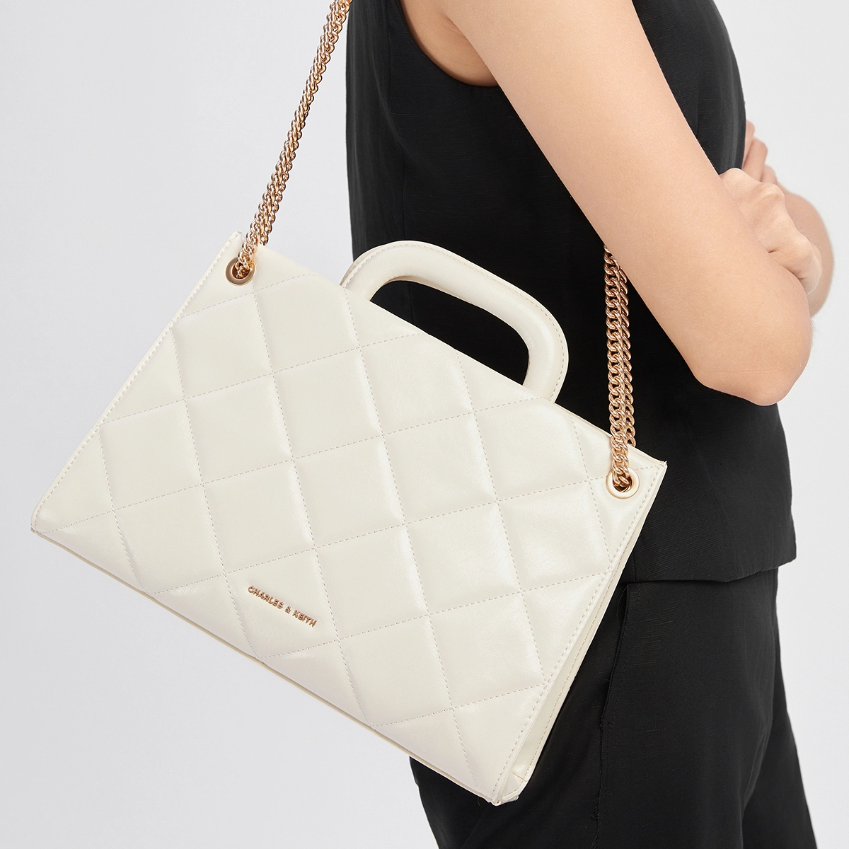 CHARLESKEITH ck 24 PU BlackCreamSilver