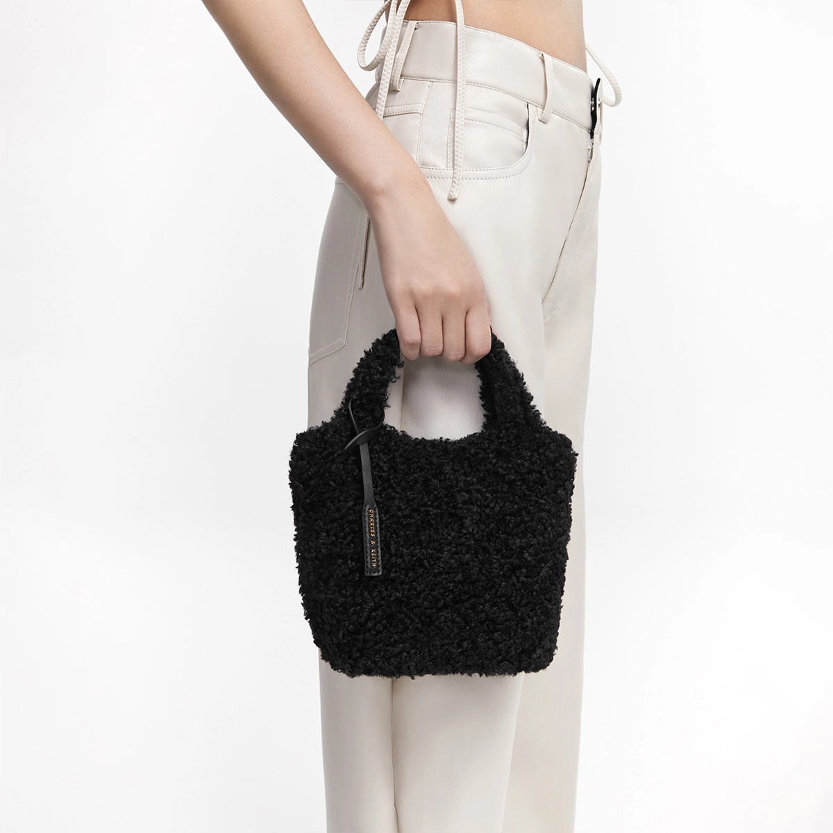 CHARLESKEITH Tote BeigeNoir