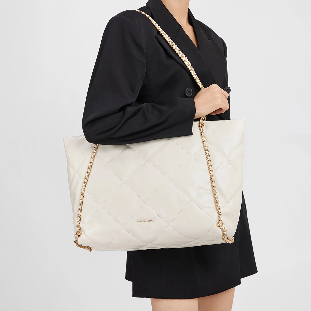 CHARLESKEITH ck PU BlackGreyCream