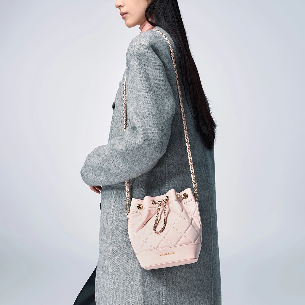 CHARLESKEITH ck PU NoirBeigeLight PinkDenim Blue