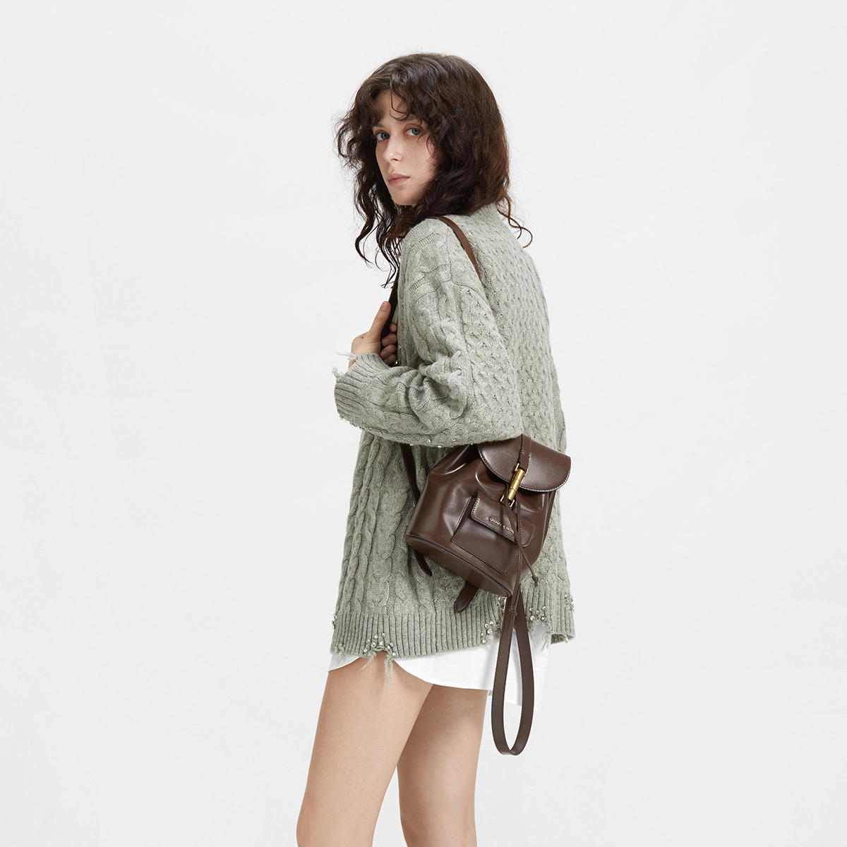 CHARLESKEITH ck PU BlackDark BrownTaupe