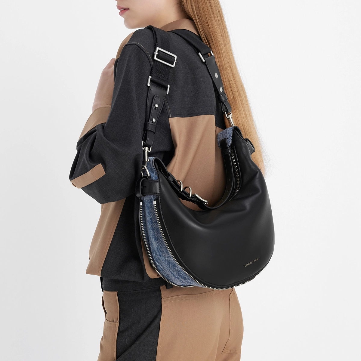 CHARLESKEITH ck pu NoirCreamTan